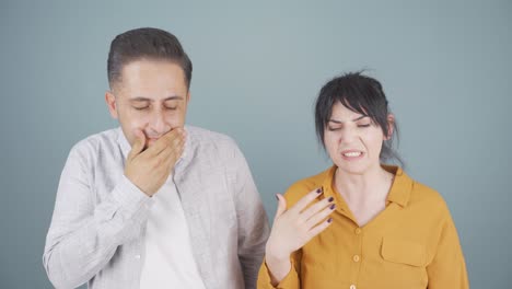 Coughing-couple.-They-are-ill.